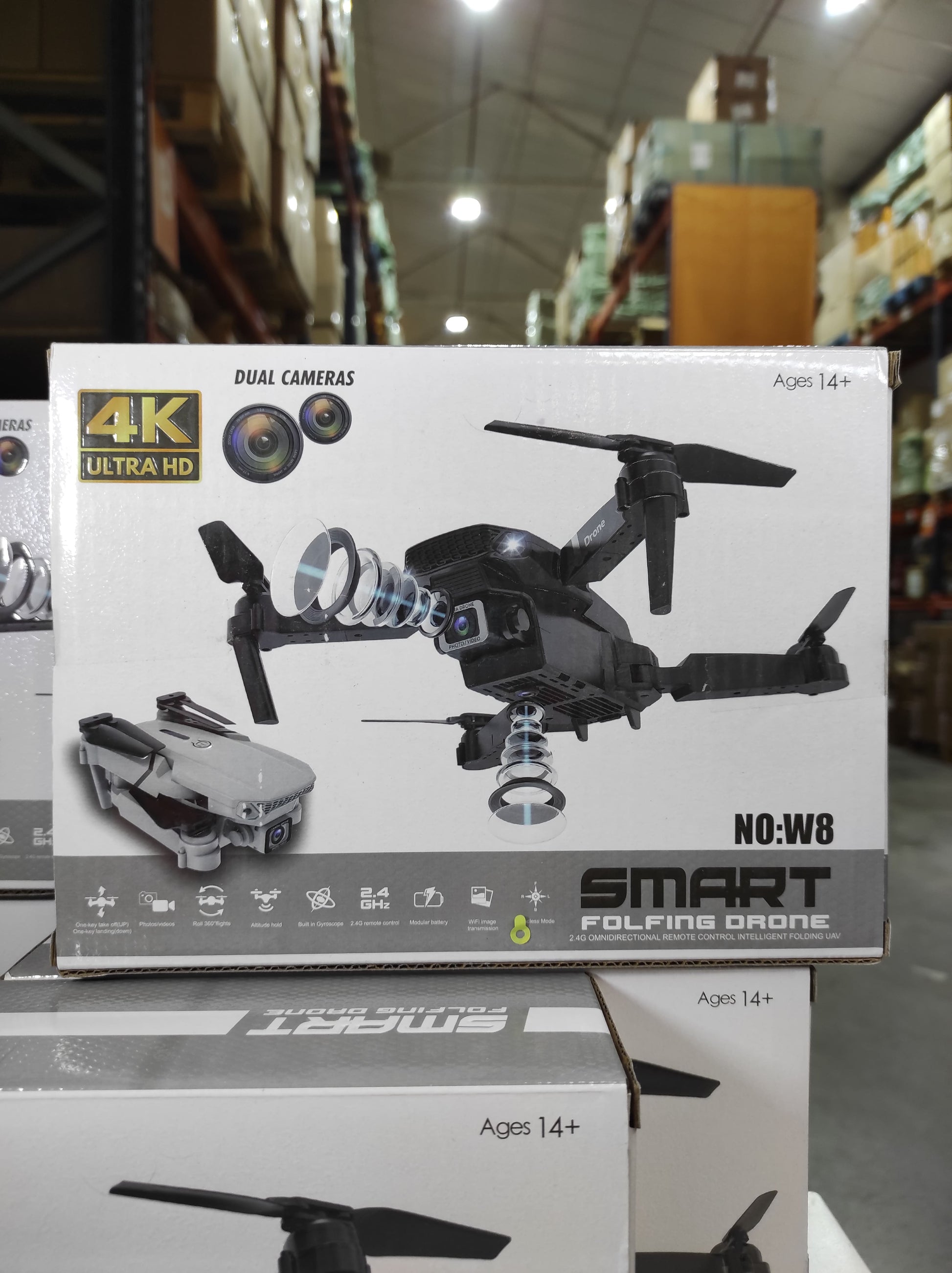 Dron con doble cámara 4K + Maletín Gratis