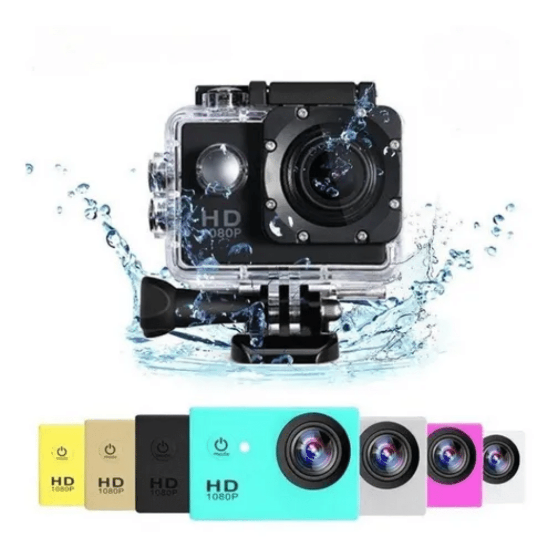 Cámara Deportiva + Accesorios