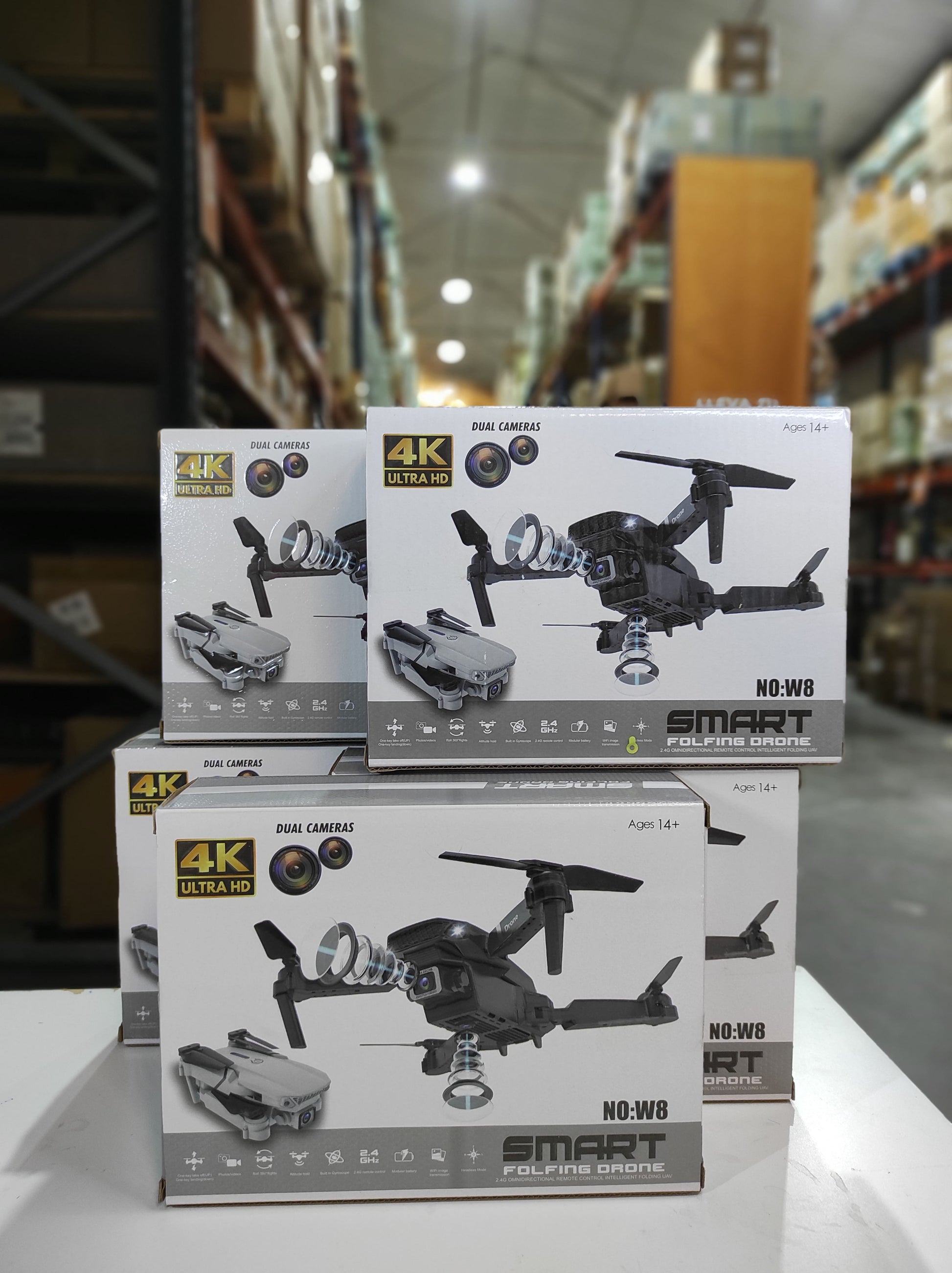 Dron con doble cámara 4K + Maletín Gratis