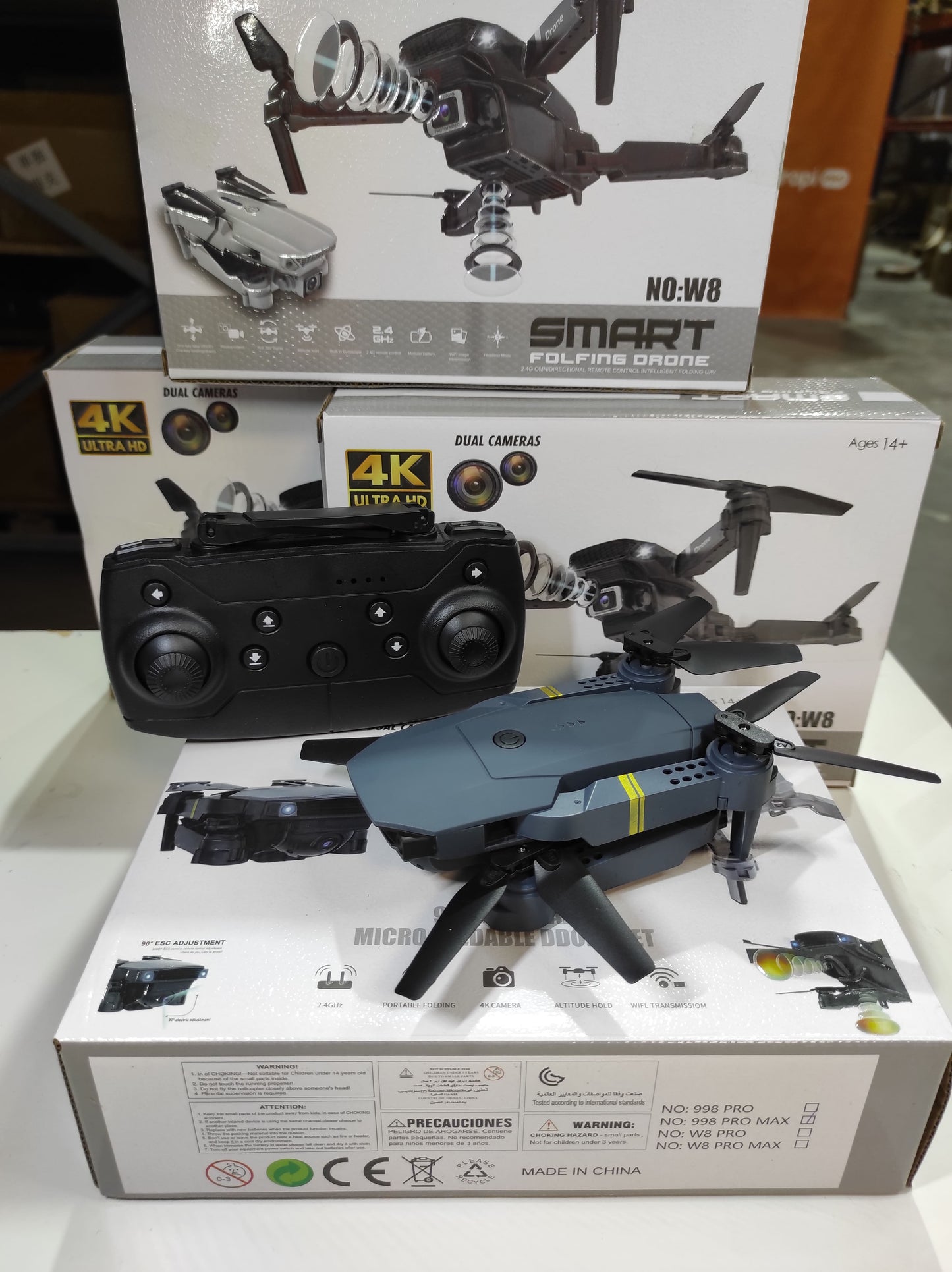 Dron con doble cámara 4K + Maletín Gratis